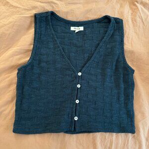 Madewell Green Sweater Vest